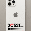 white iphone 16 pro Transparent Sticker