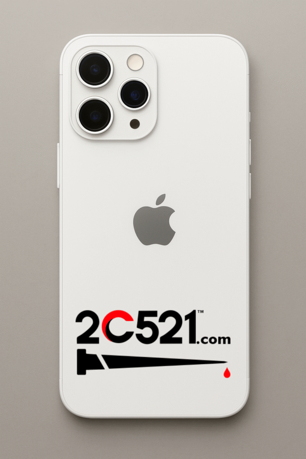 white iphone 16 pro Transparent Sticker