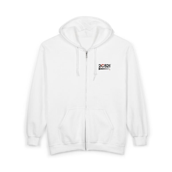 Unisex Full Zip Hooded Sweatshirt